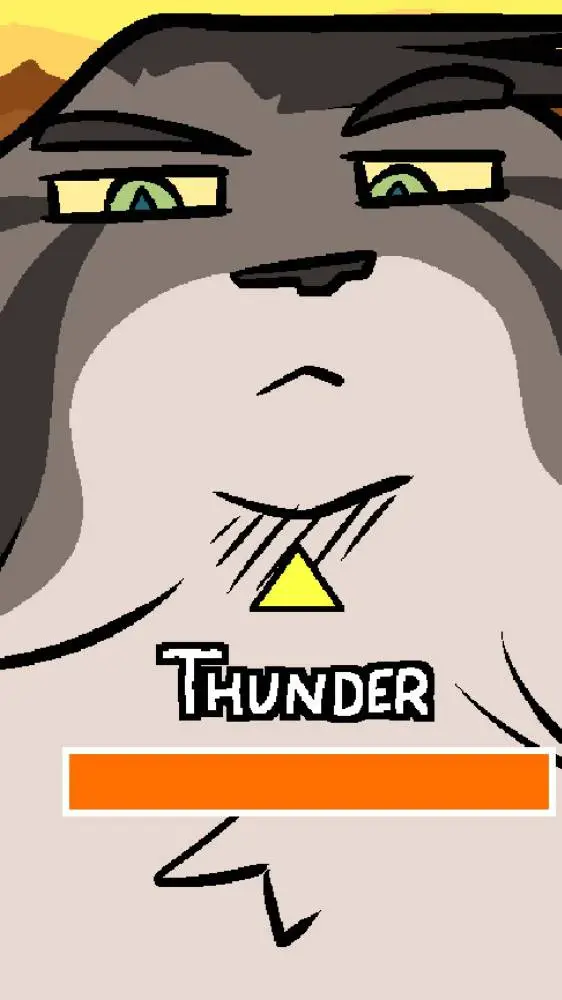 ai character: Thunder background