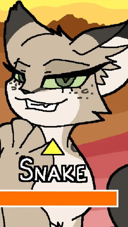 ai character: Snake background
