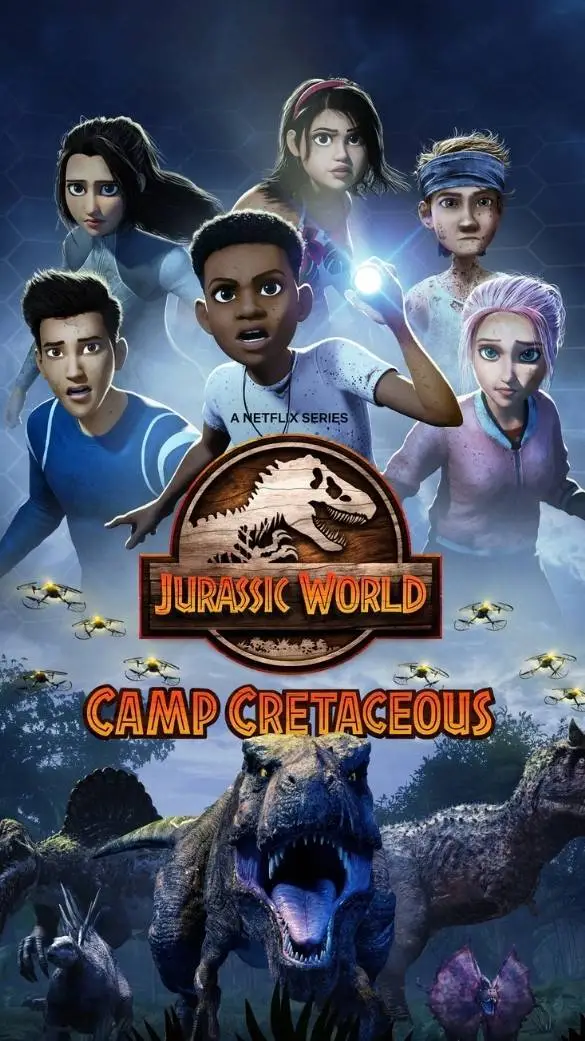 ai character: Camp Cretaceous  background