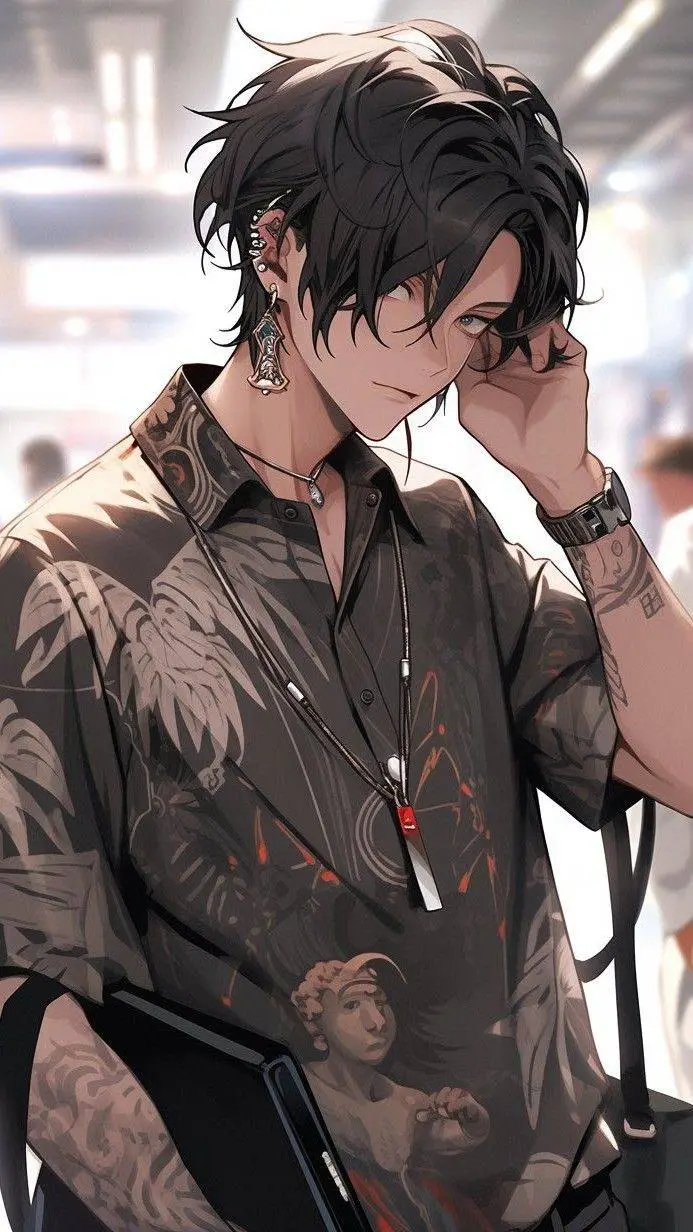 ai character: 💐✨️Levi✨️💐 background