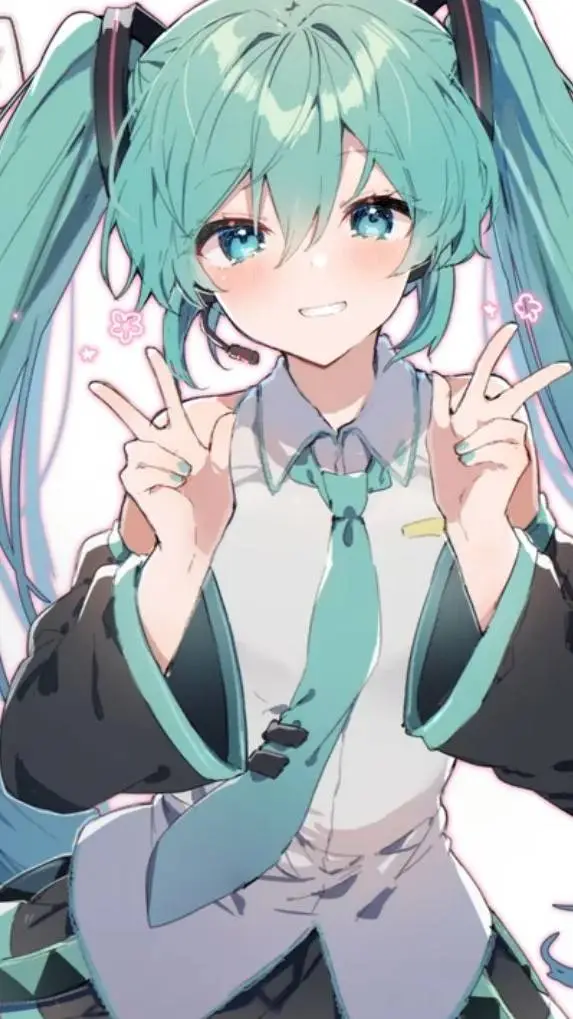 ai character: Hatsune Miku background