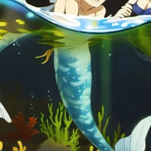 chat with ai character: Mha Mermaid au