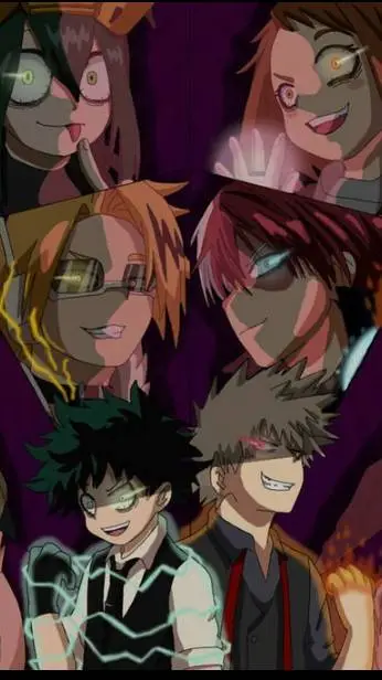 ai character: MHA heroes switch background