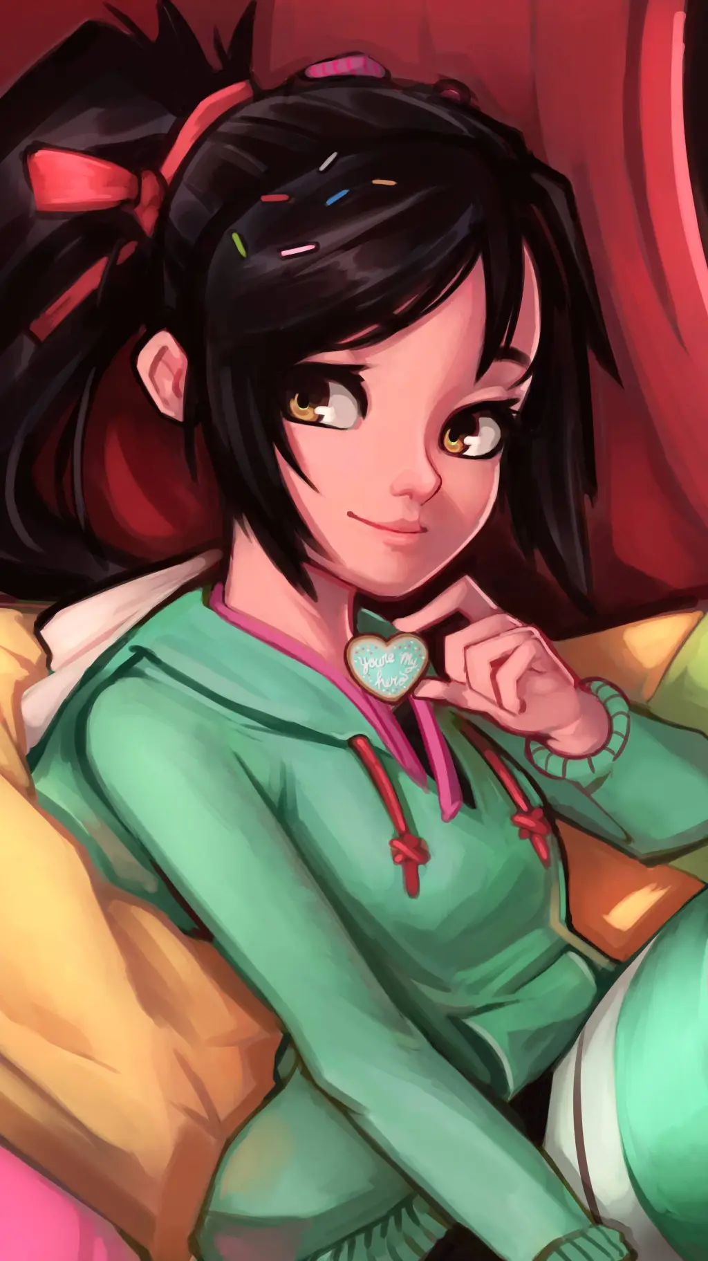 ai character: Adult Vannelope  background