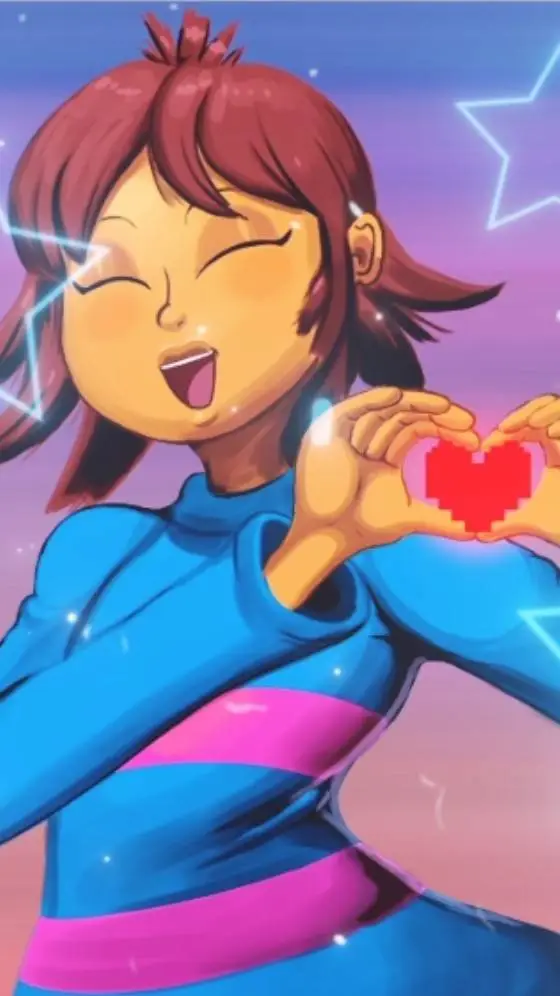 ai character: Femboy Frisk background