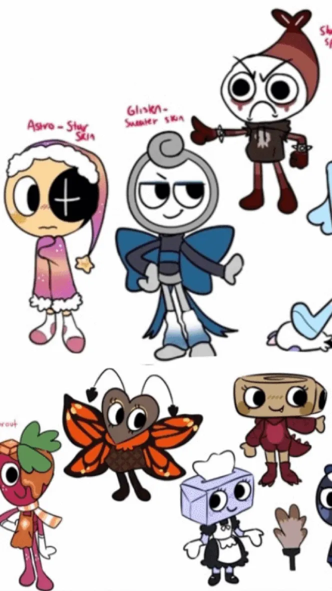 ai character: DW skins background
