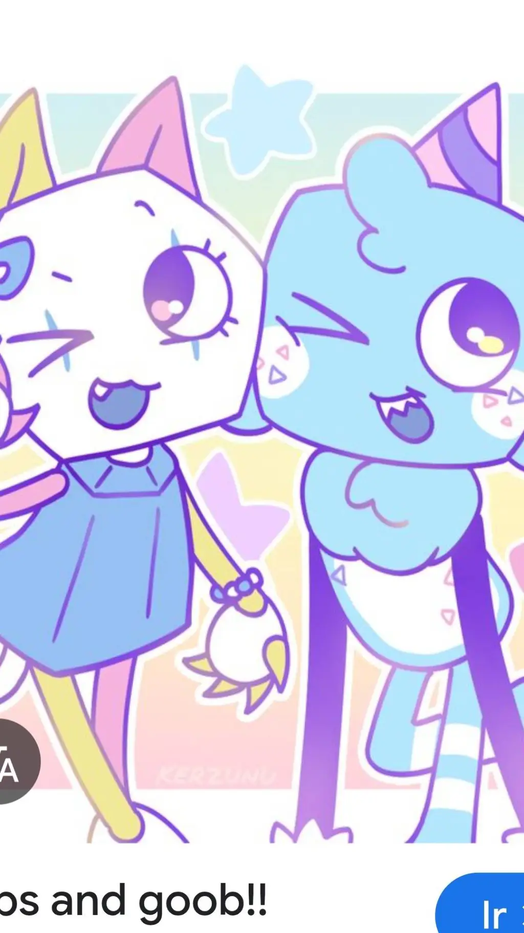 ai character: goob and scraps background