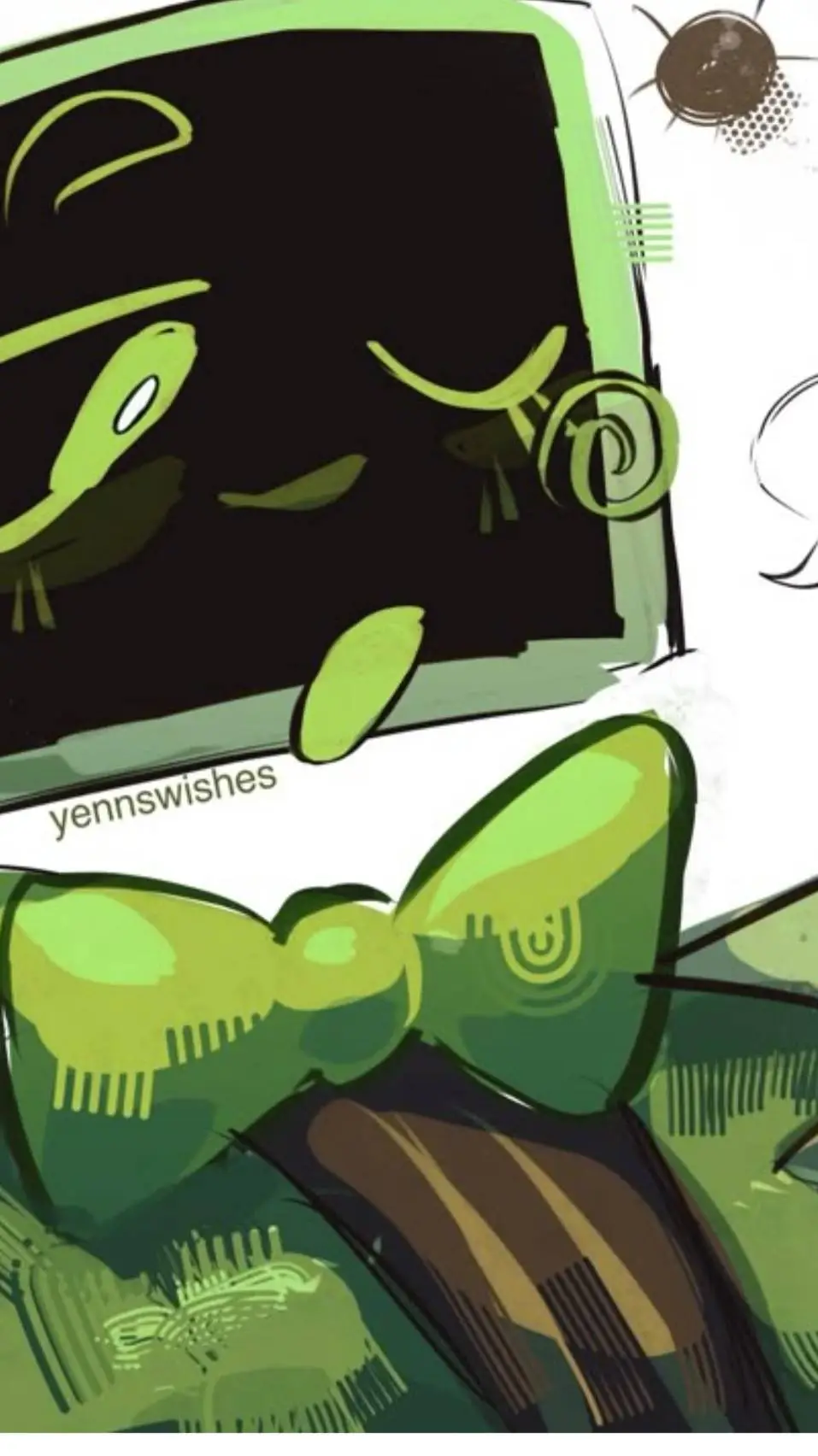 ai character: vee/tv background