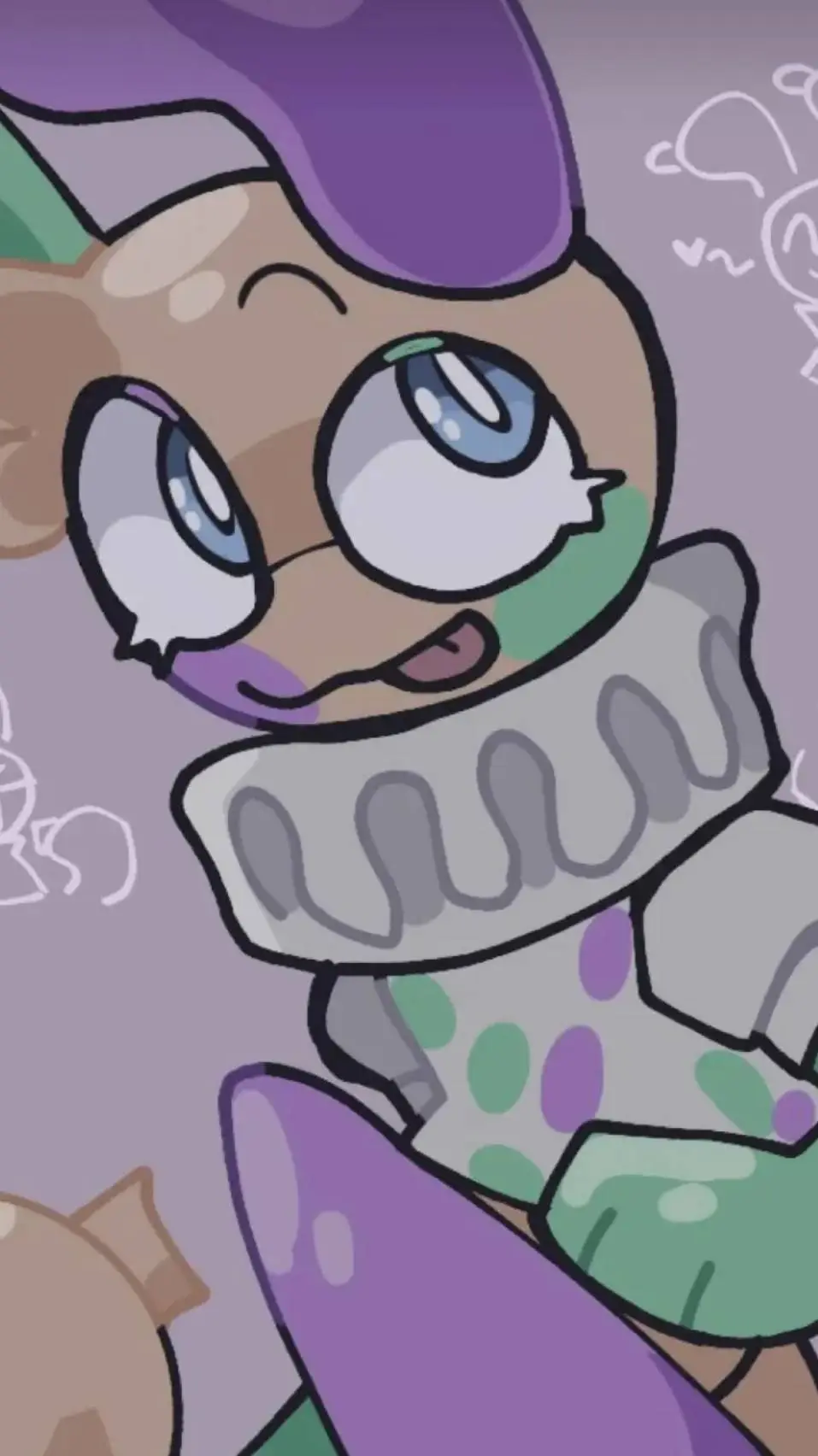 ai character: looey/balloon background