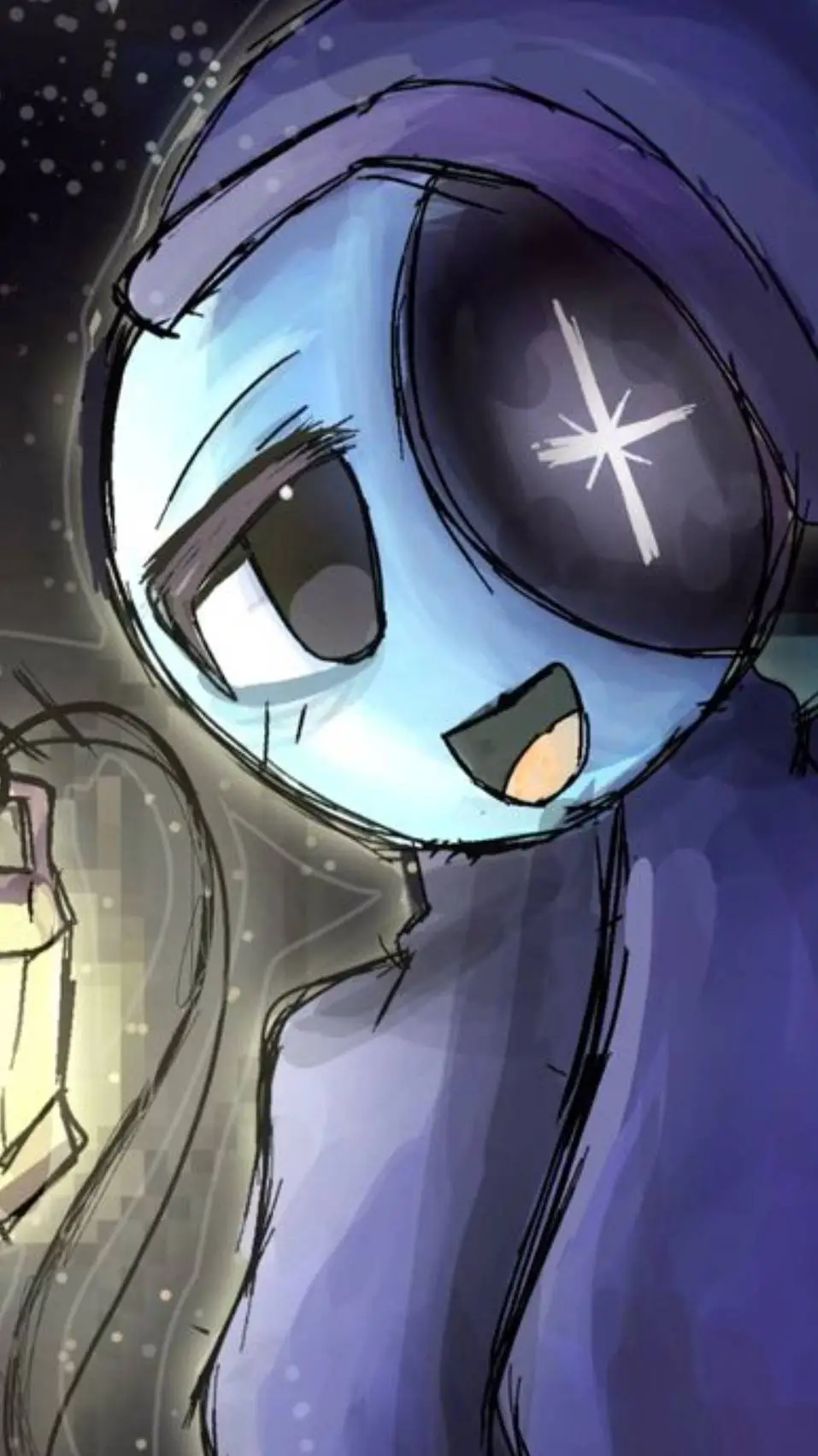 ai character: 🌙astro/moon🌕 background