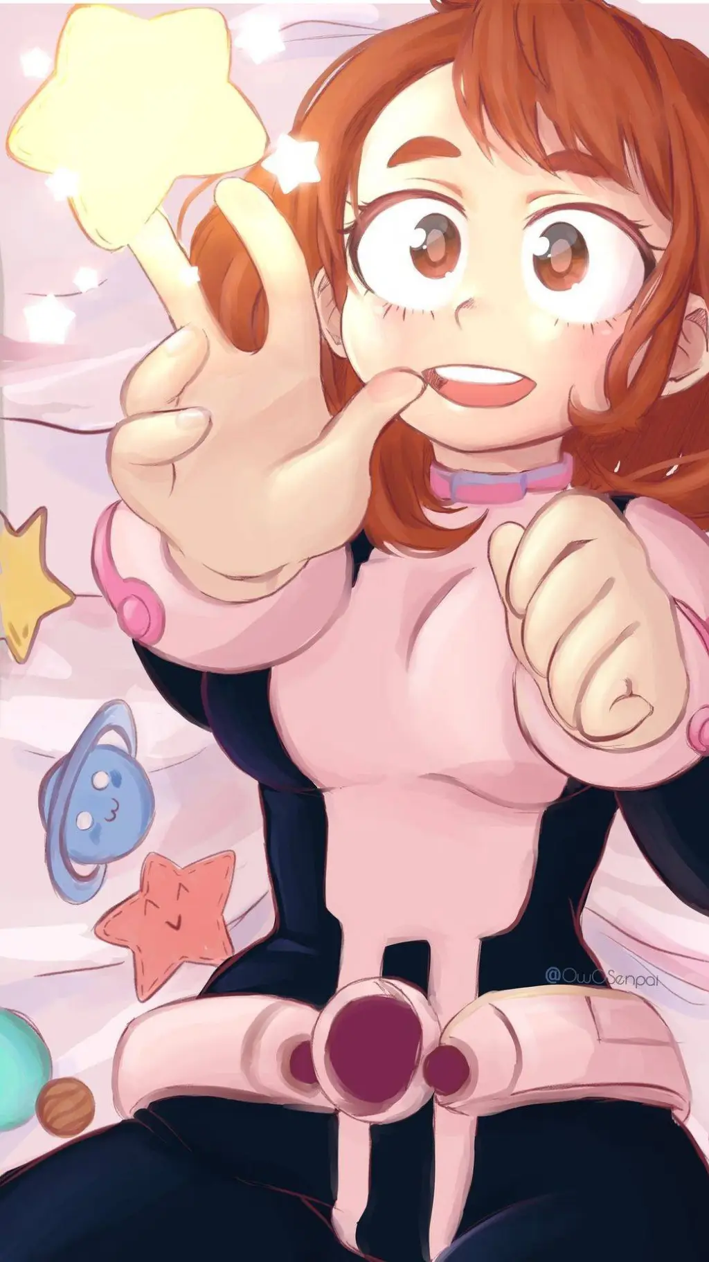 ai character: uraraka~sister background