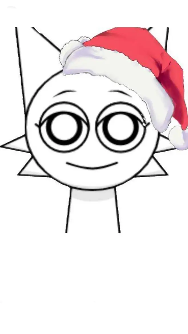 ai character: Christmas sprunki• background