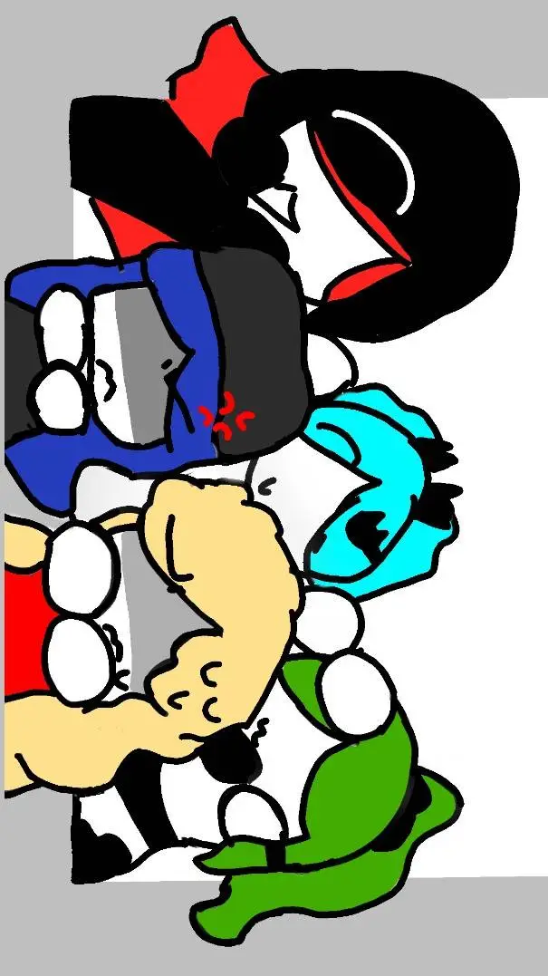 ai character: THE GOOFY GANG ▄ background