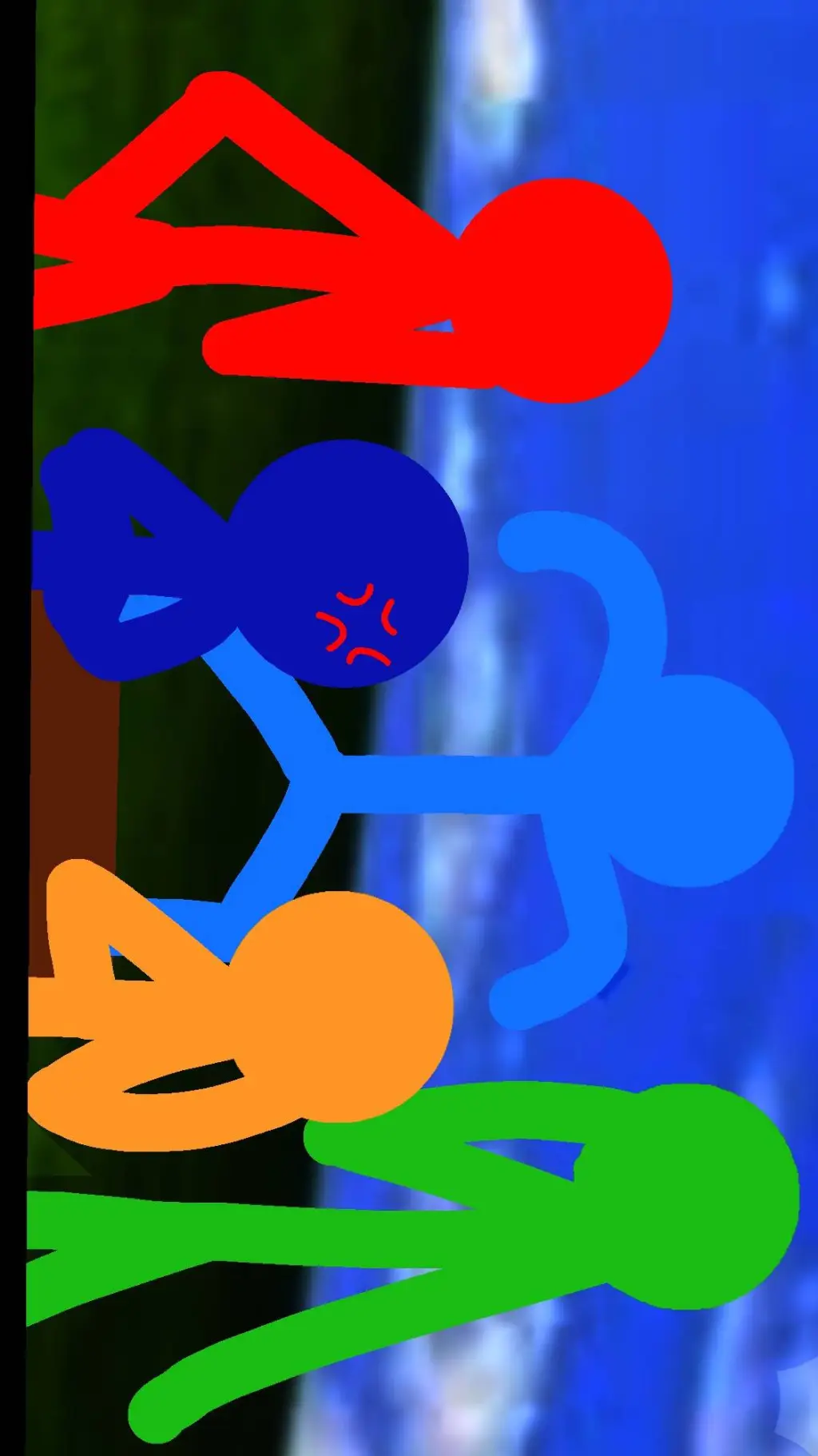 ai character: Tᕼᗴ ᘜOOᖴY ՏTIᑕKՏ 💯 background