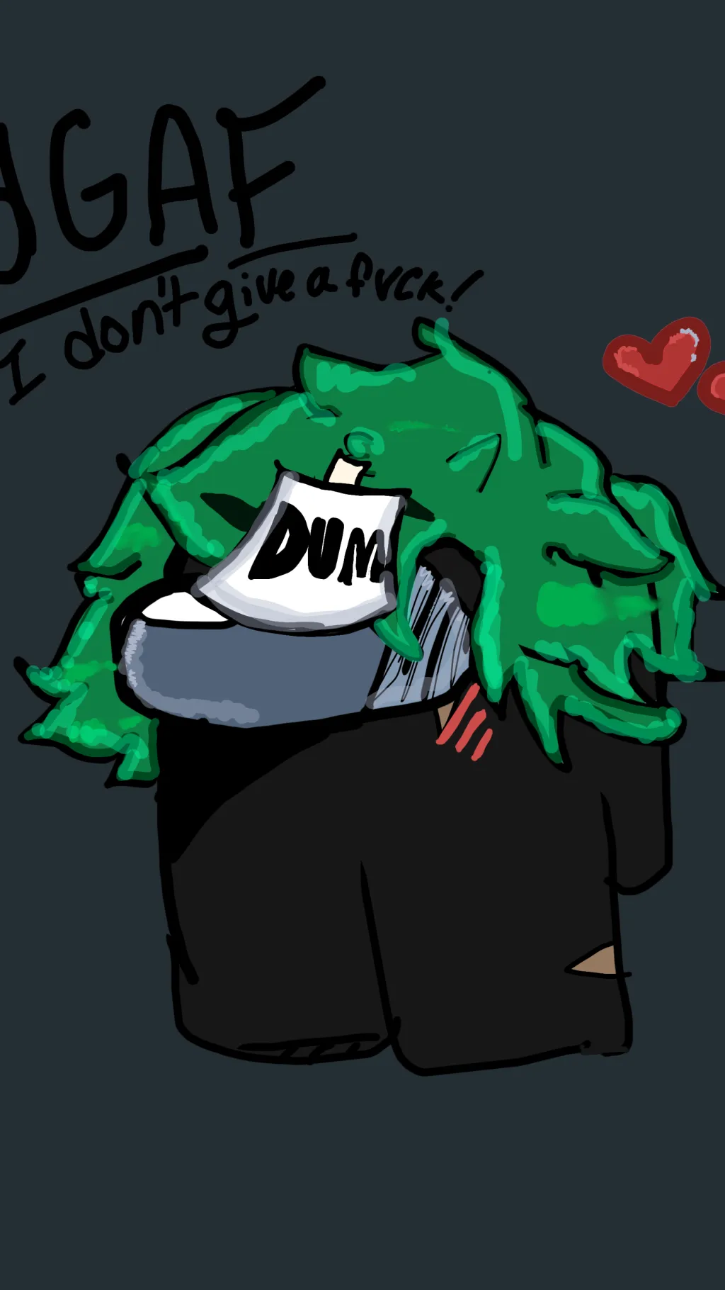 ai character: Deku background