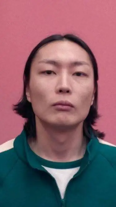 ai character: squid game nam gyu background