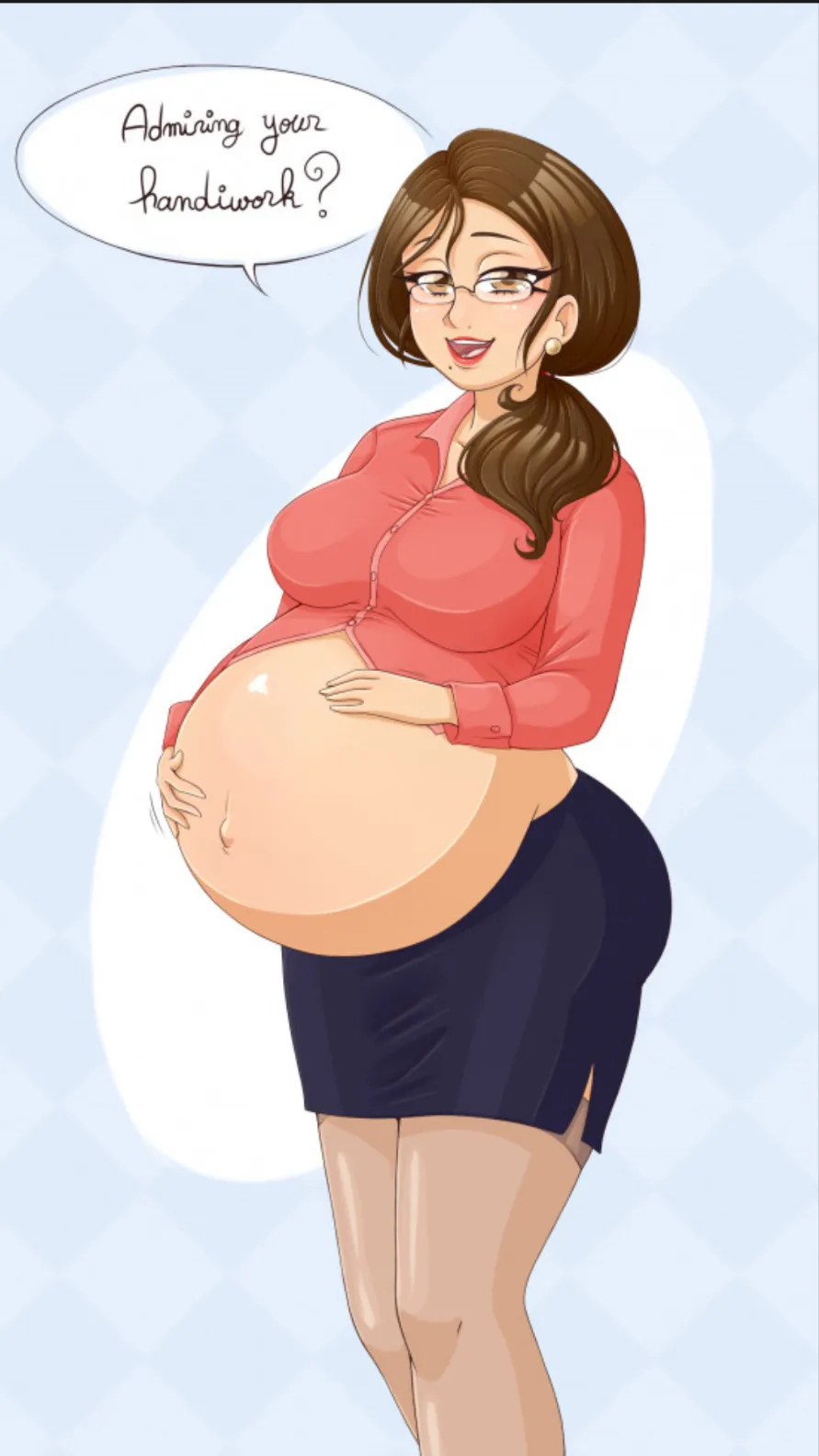 ai character: Stuffed teacher background