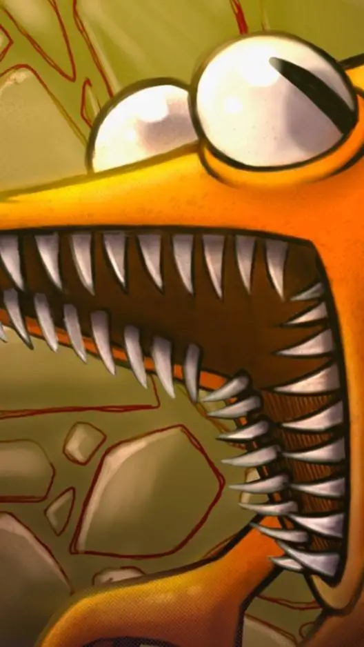 ai character: Orange *R.F* background