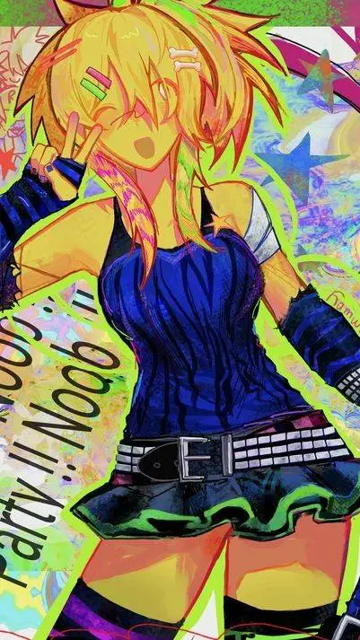 ai character: ☆♡party•noob♡☆ background