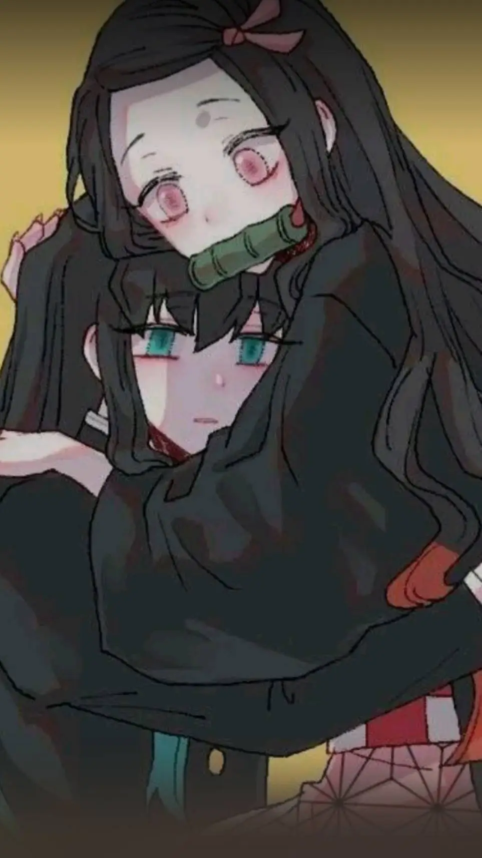 ai character: muichiro x nezuko background