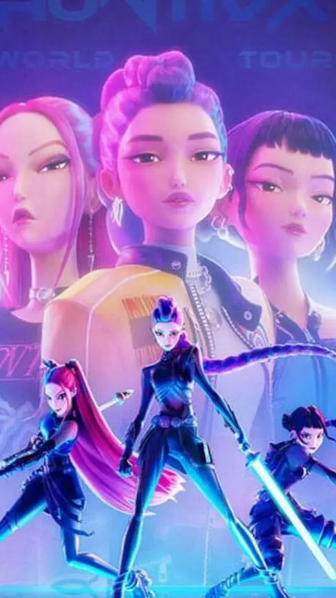 ai character: Kpop Demon Hunters background