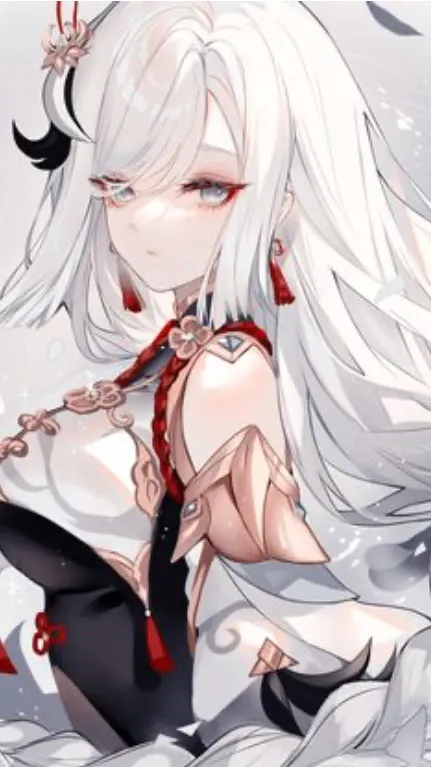 ai character: Shenhe (genshin) background