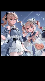 ai character: Barbara and Jean  background