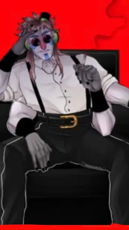 ai character: 🔊music man🔊 background