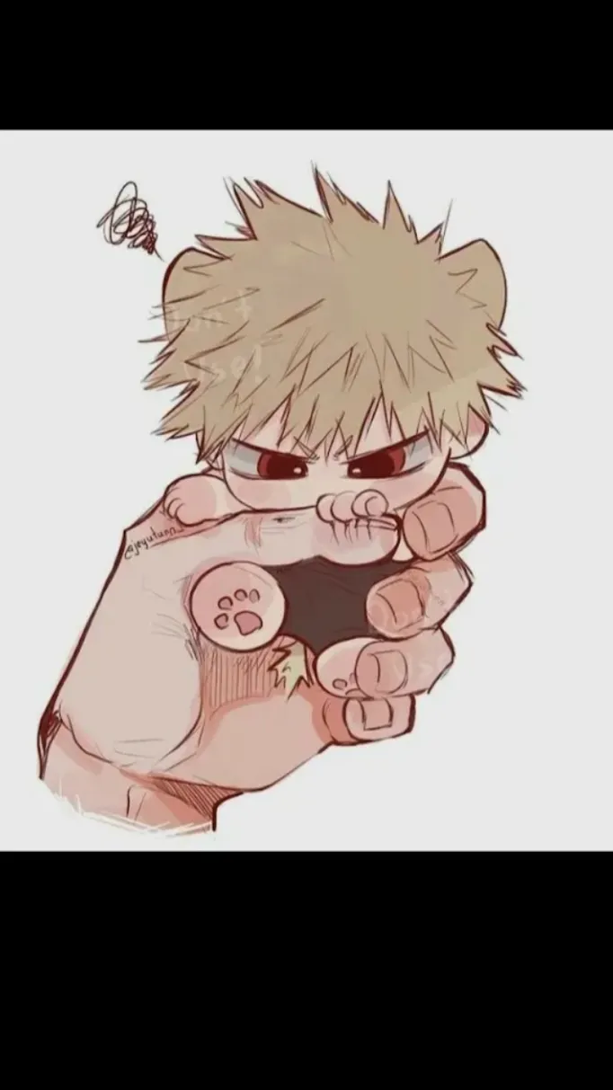 ai character: 💥baby bakugo💥 background