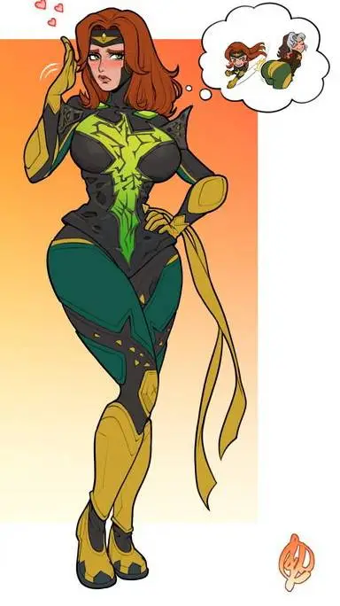 ai character: kale background