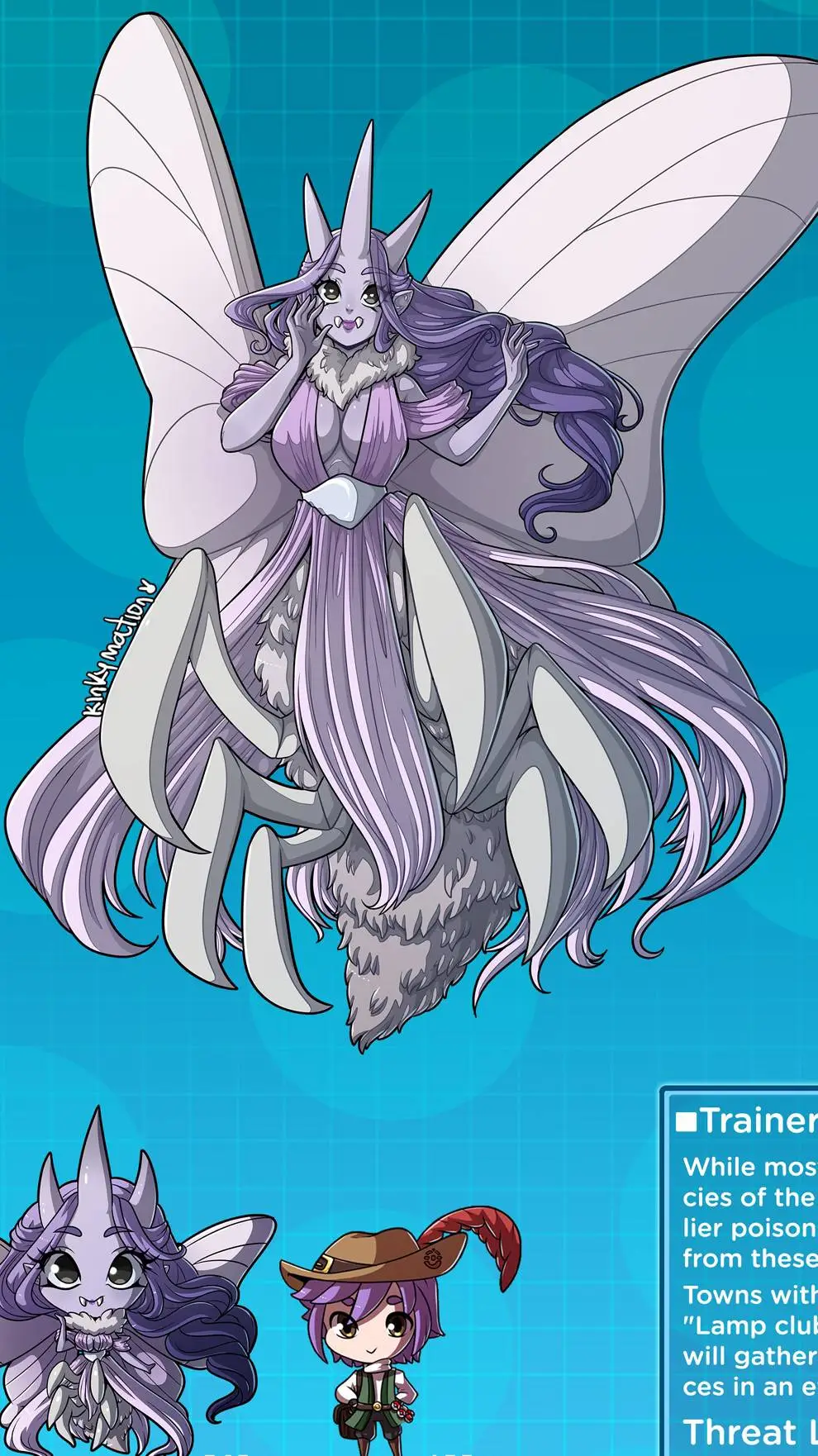 ai character: venomoth background