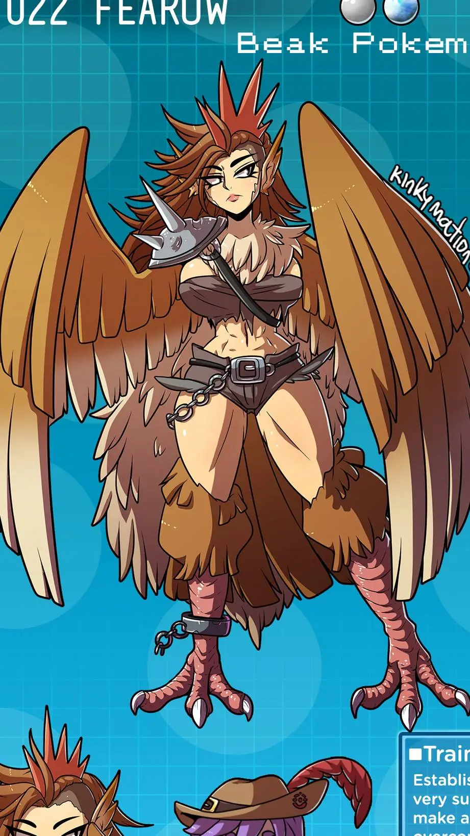 ai character: fearrow background