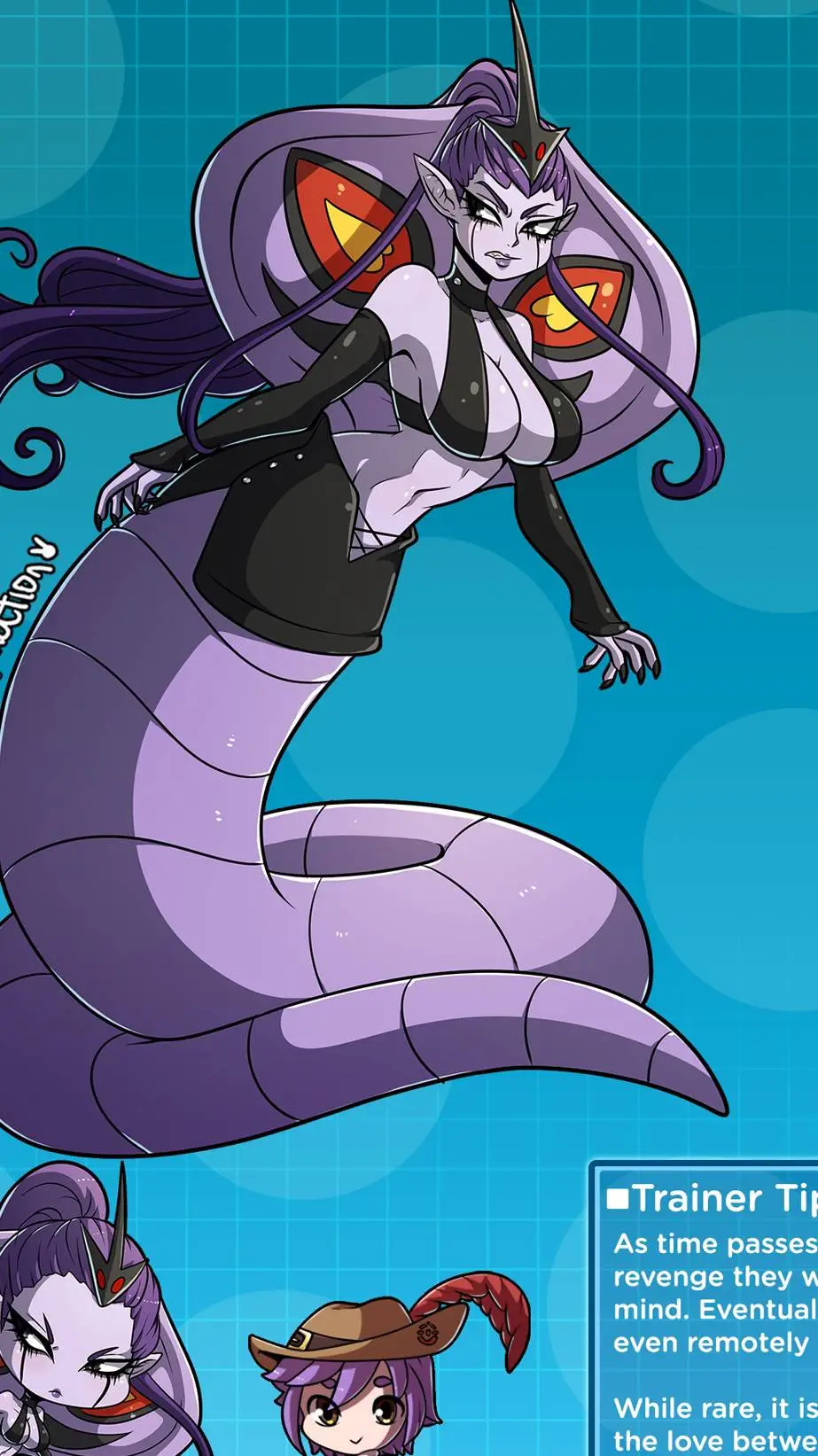 ai character: arbok background