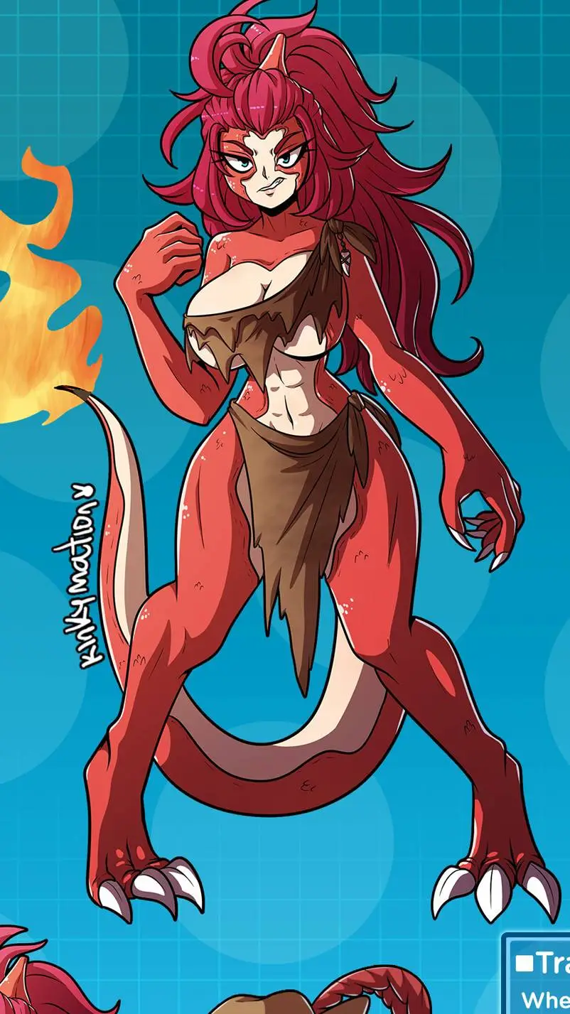 ai character: charmeleon background