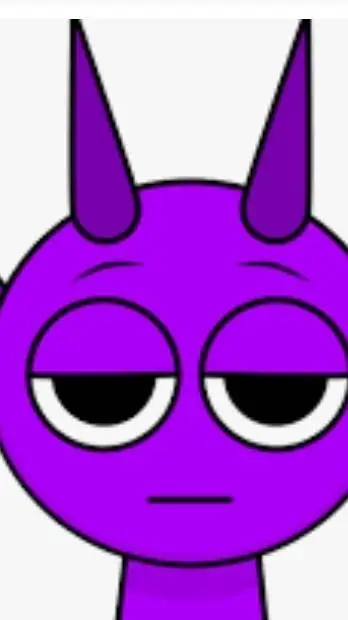 ai character: durple background