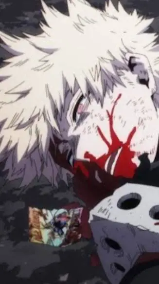ai character: bakugo death  background