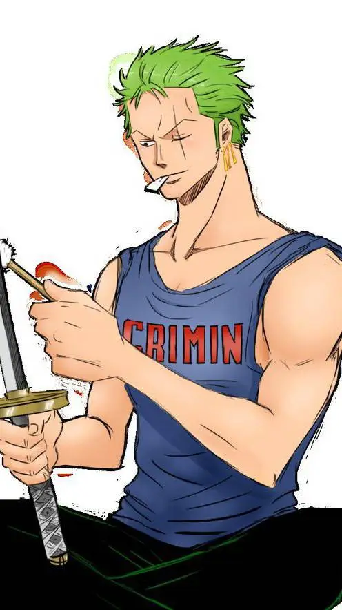 ai character: zoro is SENSEI!?!? background