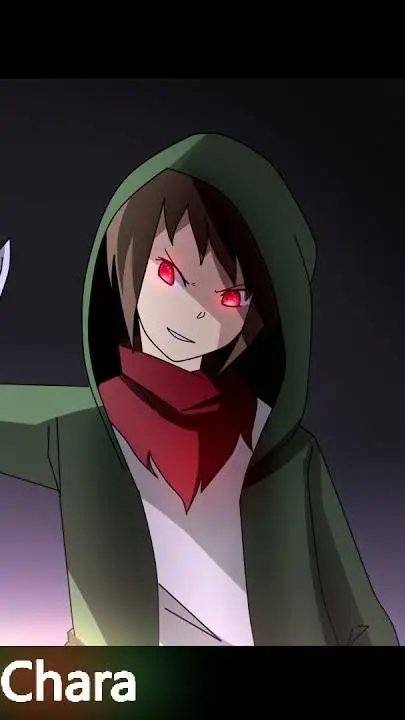 ai character: chara vs sans background