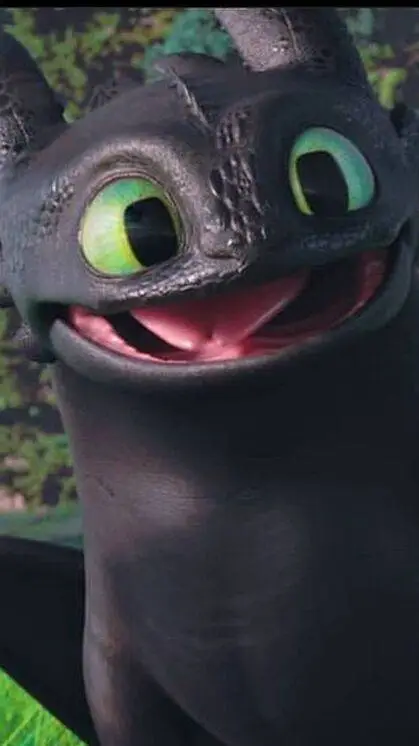 ai character: Toothless  background