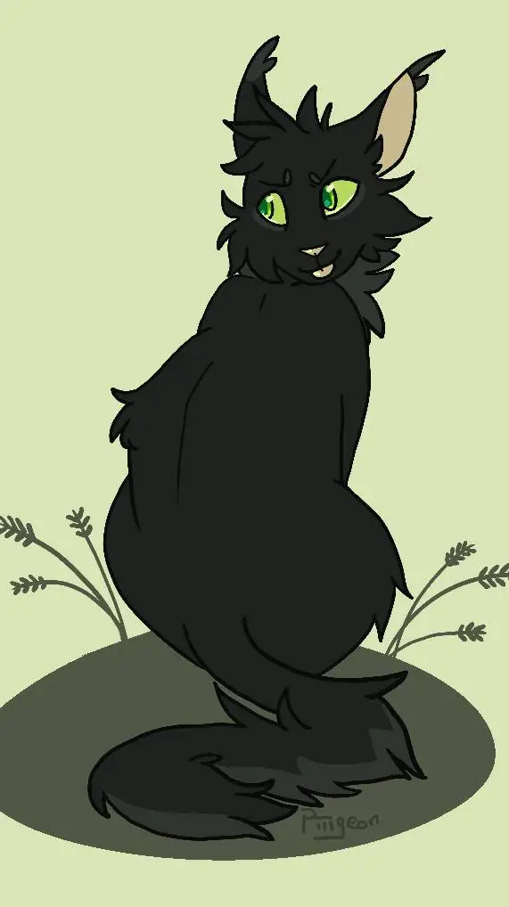 ai character: Hollyleaf  background