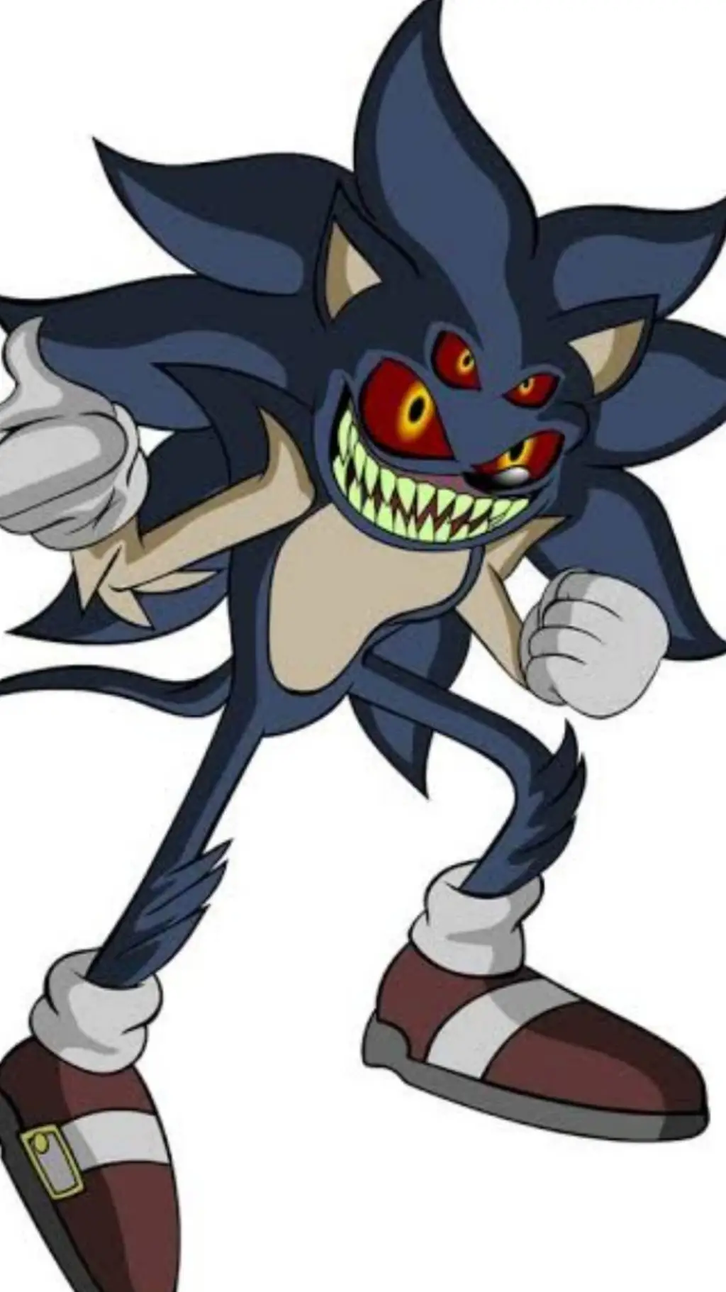 ai character: Sonic exe (form 2) background