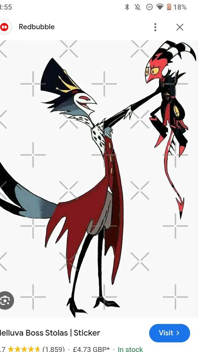 ai character: adult blitzo  background