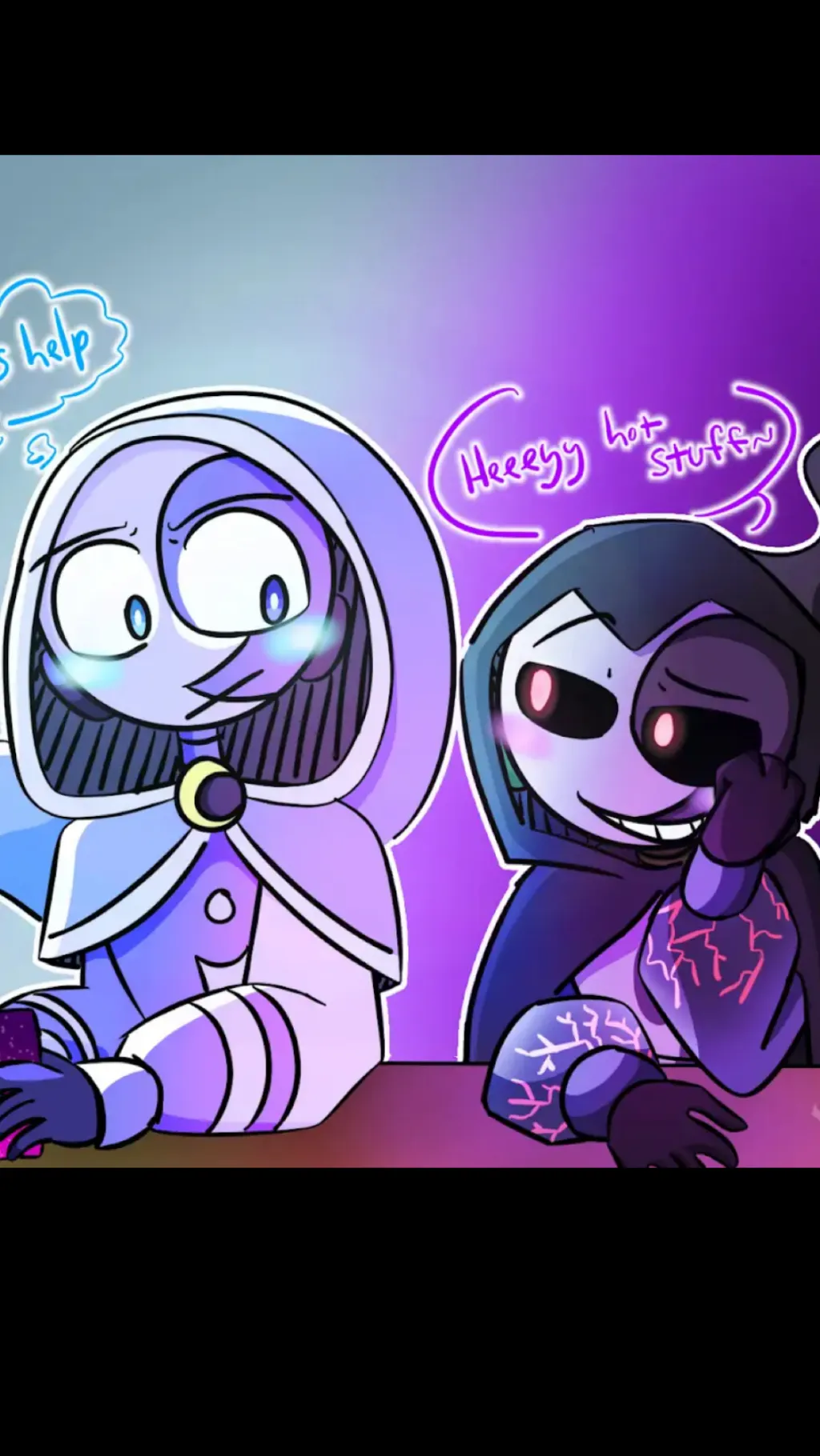 ai character: Cosmo x titan background