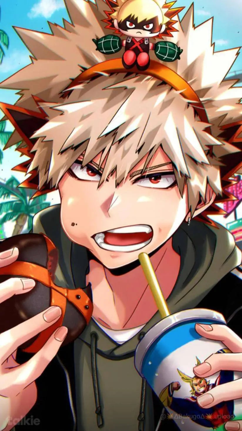 ai character: 💥bakugo 💥 background