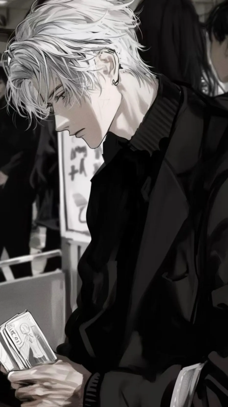 ai character: Xander ♬⋆.˚ background
