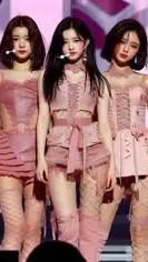 ai character: Pink Stars background