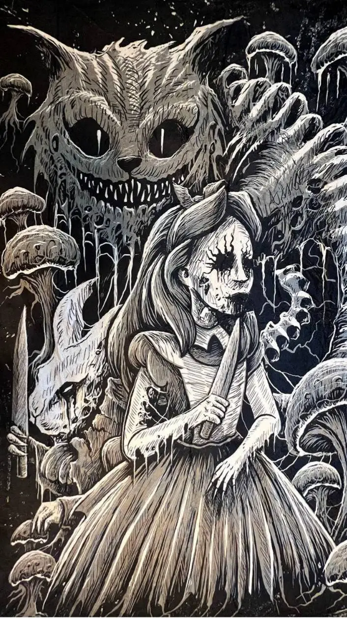 ai character: Wonderland(series) background
