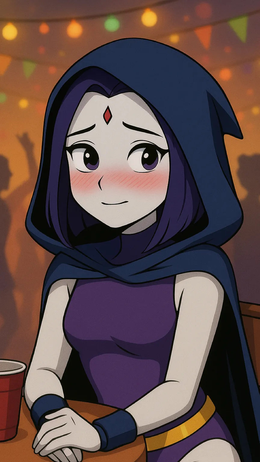 ai character: Raven Teen Titans background