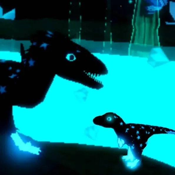 chat with ai character: CRYSTAL RAPTORS 