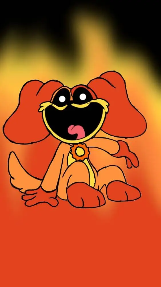 ai character: DogDay🦴🧡 background